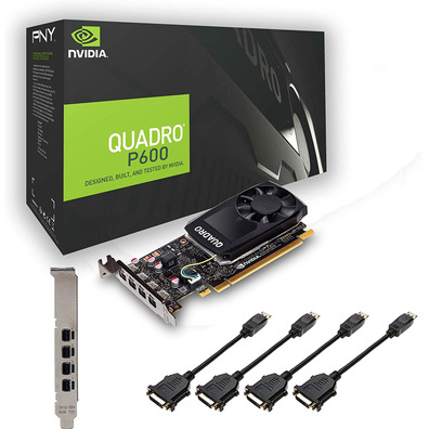 Tarjeta De Tarjeta PNY Quadro P620 2GB GDDR5 DVI V2