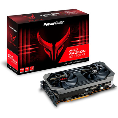 Tarjeta Power Powercolor RX 6600XT Red Devil OC 8GB GDDR6