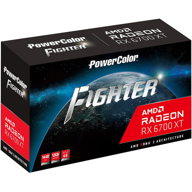 Tarjeta Power Powercolor RX 6700XT Fighter 12GB GDDR6