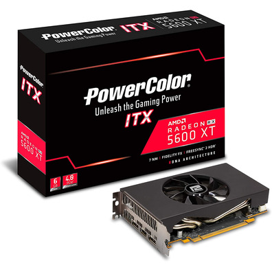 Tarjeta Power Powercolor RX5600 XT ITX 6GB GDDR6