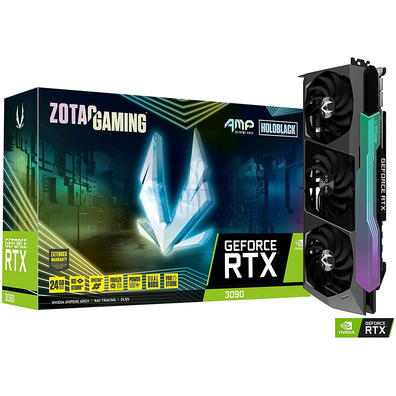 Tarjeta De Tarjeta Zotac Gaming Geforce RTX3090 AMP Extreme Holo 24GB GDDR6X