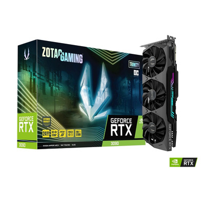 Tarjeta De Tarjeta Zotac GeForce RTX 3090 Trindade OC 24 GB GDDR6X