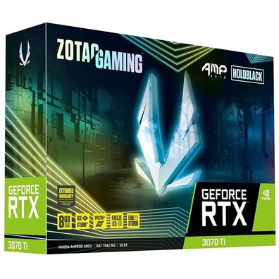 Tarjeta De Tarjeta Zotac Geforce RTX3070 Ti AMP Holo 8GB GDDR6X