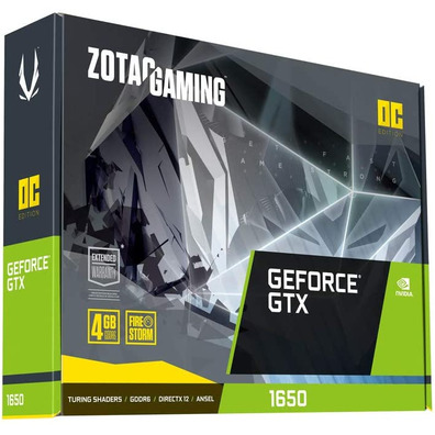 Tarjeta De Tarjeta Zotac ZT-T16600K-10M Geforce GTX1660 6GB GDDR5