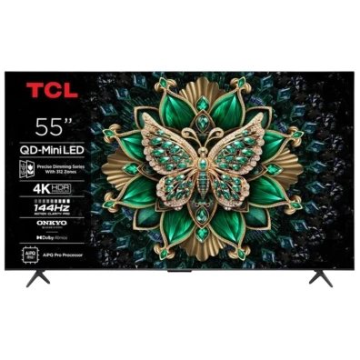 TCL 55C6K 55" Smart TV 4K Ultra HD Mini LED com Wifi