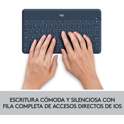 Tecla Bluetooth Logitech Keys-to-Go iPhone / iPad Azul