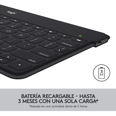 Tecla Bluetooth Logitech Keys-to-Go iPhone / iPad Rosa