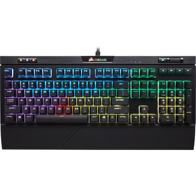 Teclado Corsair K70 RGB MK2 Low Profile RapidFire