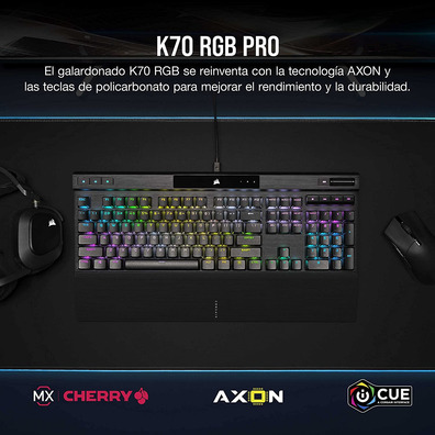 Carrinho Corsair K70 RGB Pro MX Vermelho (Español)