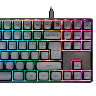 Teclado GAMIAC TKL90G Mecánico - Kailh Blue - Preto/Gris - (ES)