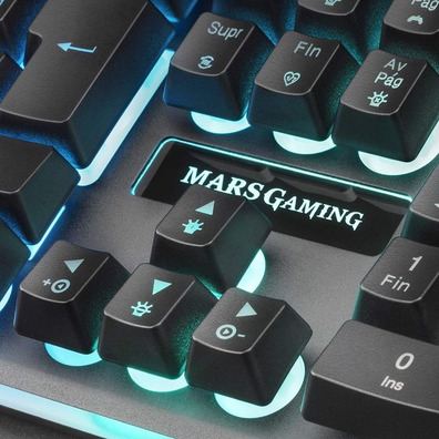 Tapete Gaming Híbrido Mars Gaming MK320ES Switches Red