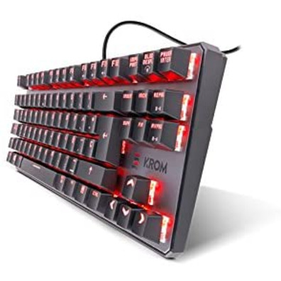 Teclado Gaming Krom Kernel TKL Mecânico RGB