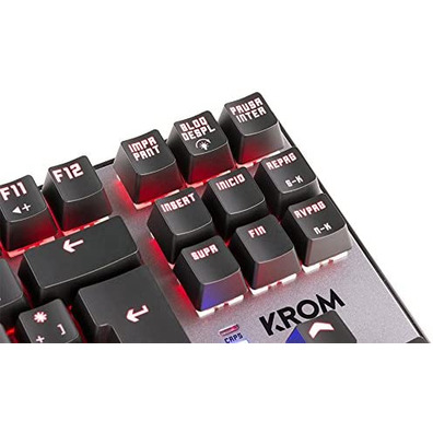 Teclado Gaming Krom Kernel TKL Mecânico RGB