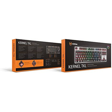 Teclado Gaming Krom Kernel TKL Mecânico RGB