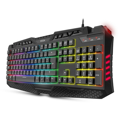 Teclado Gaming ocupando camboja RGB Kyra