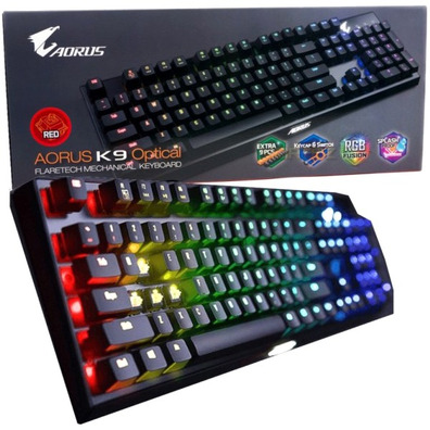 Telefone Gaming Mecánico Gigabyte Aorus K9 RGB