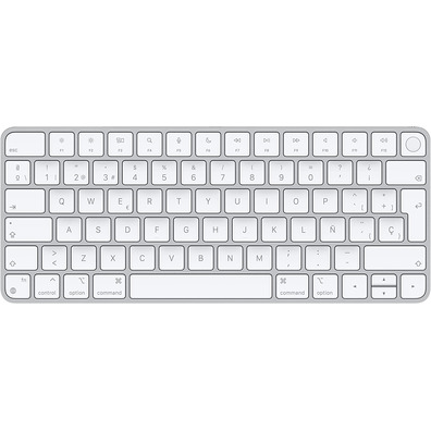 Tapete Inalámbrico Apple Magic Teclado con Touch ID MK29EY/A Plata