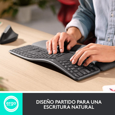 Hidroinalámbrico Bluetooth Logitech Ergo K860