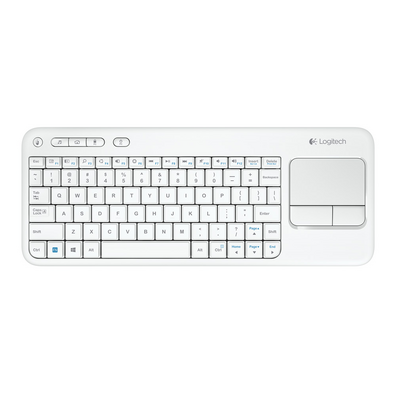 Logitech Wireless Touch K400 Branco