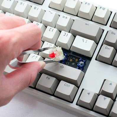 Teclado Mecânico Retro Ducky 100% Origin Vintage MX Silver (Português)