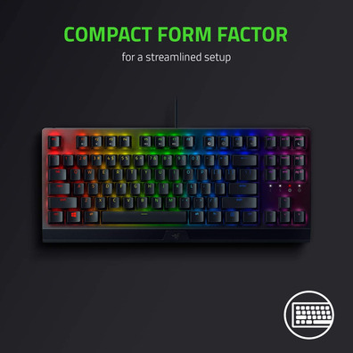 Malha Razer Blackviúva V3 Tenkeyless Yellow Switch (Español)