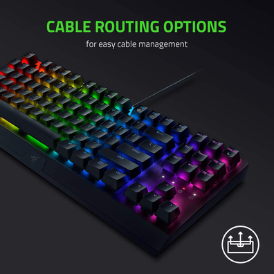 Malha Razer Blackviúva V3 Tenkeyless Yellow Switch (Español)