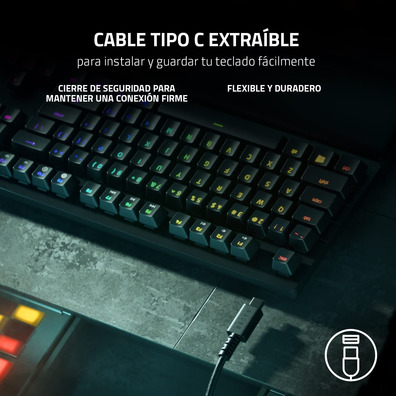 Malha Razer Huntsman V2 Tenkeyless Red Switch (Español)