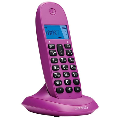 Teléfono Inalámbrico DECT Digital Motorola C1001LB + Violeta