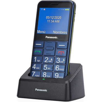 Teléfono Móvil pará Personas Mayores Panasonic KX-TU155EXCN Azul