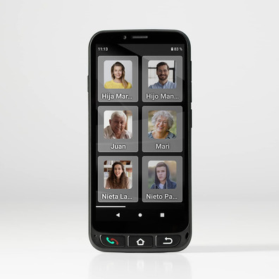 Teléfono Móvil SPC Zeus 4G pará Personas Mayores Negro