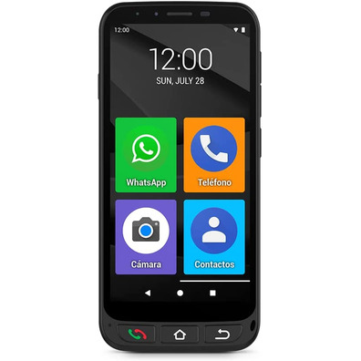 Teléfono Móvil SPC Zeus 4G Pro Pará Personas Mayores Negro