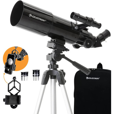 Telescopio Celestron Travel Scope 80 c / telefone Smartphone