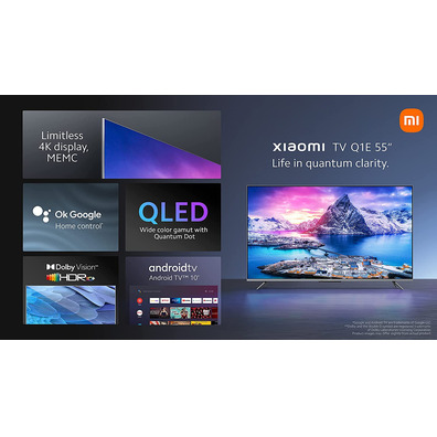 Televisión QLED 55 '' Xiaomi Q1E ELA4716EU Android TV