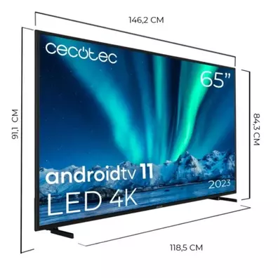 Televisor Cecotec A series ALU00165 65 " /Ultra HD 4K/Smart TV