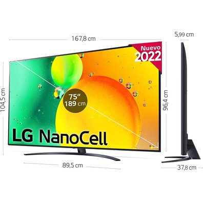 Televisor LG NanoCell 86NANO766QA 86 " Ultra HD 4K/Smart TV/WiFi