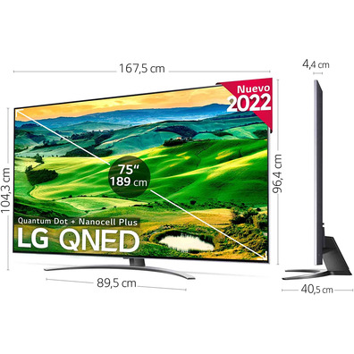 Televisor LG QNED 75QNED816QA 75 " Ultra HD 4K/Smart TV/WiFi