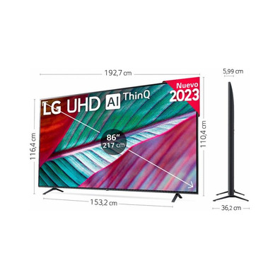 Televisor LG UHD 86UR78006LB 86 " / Ultra HD 4K / Smart TV/ WiFi