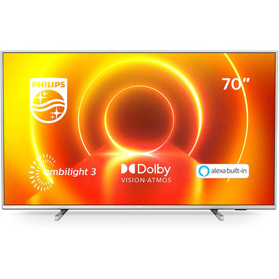 Philips 70PUS7855 70 "/ Ultra HD 4K / Smart TV / Wi-Fi Prata