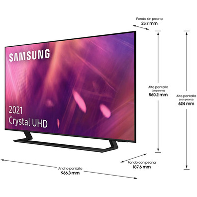 Televisor Samsung Crystal UHD UE43AU9005 43 " Ultra HD 4K/Smart TV/WiFi