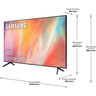 Televisor Samsung Crystal UHD UE65AU7105 65 " Ultra HD 4K Smart TV/WiFi