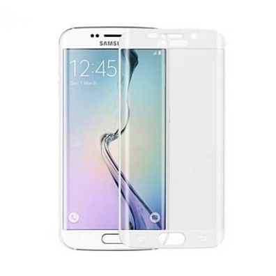 Cristal Temperado para Samsung Galaxy 6 Edge Branco