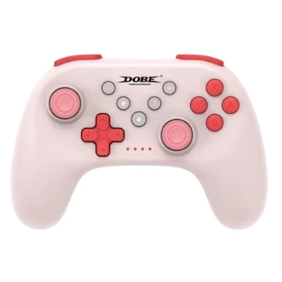 Gamepad DOBE TNS-0117R Rosa Nintendo Switch/PC - Compatibilidade Nintendo Switch e PC