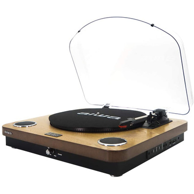 Tocadiscos Aiwa GBTUR-120BKMKII Madera