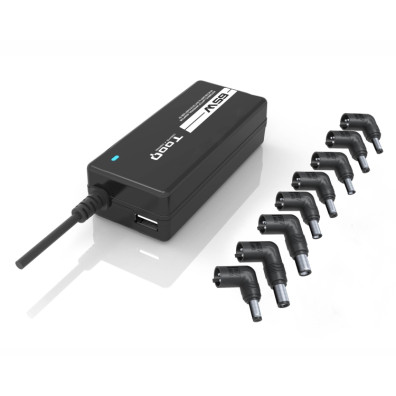 Carregador Automático 65W USB Preto | Carregamento Rápido