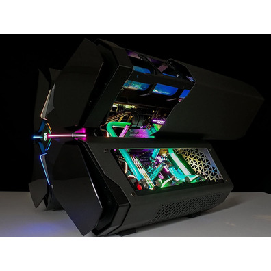 Torre E-ATX DeepCool Quadstellar Negra RGB