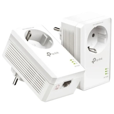 Adaptador de Rede Ethernet TP-Link PowerLine TL-PA7017P - Kit Branco