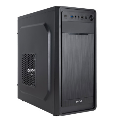 CAIXA ATX TOOQ Prisma Ultra com Fonte 500W - Ventilador Transero USB-C Preto