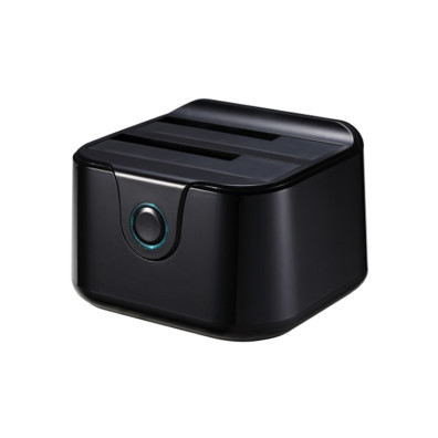 Duplicador SATA USB3.0 Tooq - Estação Docking 2X 2.5/3.5 | Preto