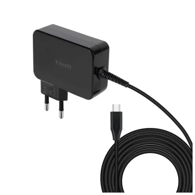 TooQ - Carregador 90W USB-C em Preto