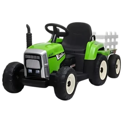 Tractor Ceres com reboque Verde - Coche elétrico para crianças
